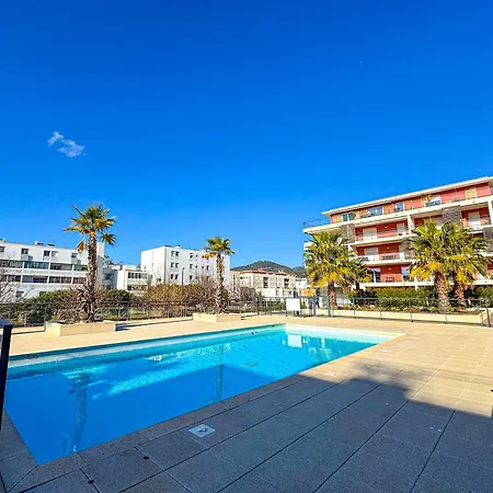 Avec Piscine Et Parking - 4 Pers. - Fr-1-900-13 아파트